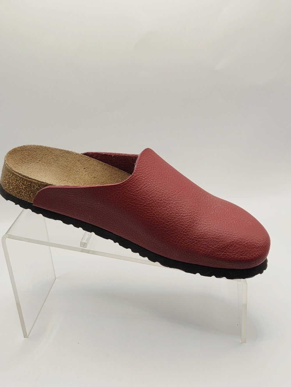 Birki’s By Birkenstock Camden Clogs/Red Pebble Leather Size 40/US Ladies Size 9 - Picture 3 of 7
